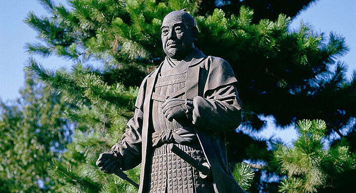 The bronze statue of Ieyasu Tokugawa