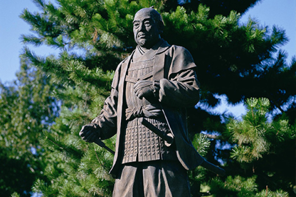 The bronze statue of Ieyasu Tokugawa